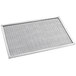 A stainless steel mesh air filter.