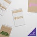 A white Lavex Stayflats envelope with gold text.