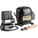 A black and silver Narvon ECO GT2 air compressor for a Summit granita machine.