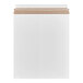A white self-sealing rigid mailer designed for shipping documents or flat items.