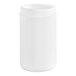 A white plastic rectangular canister with a lid.