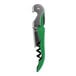 A Franmara green and silver customizable waiter's corkscrew with a green enamel handle.
