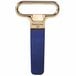 A Franmara brass-plated two-prong cork extractor with a dark blue handle.