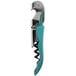 A Pulltap's Original waiter's corkscrew with a turquoise and silver blade.