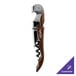 A Pulltap's Original waiter's corkscrew with a chocolate brown handle.