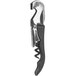 The Pulltap's Original waiter's corkscrew with a black handle and silver metal.