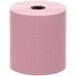 A PointPlus pink 1 ply bond cash register paper roll.