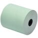A close-up of a PointPlus green thermal paper roll.