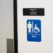 A black and white sign on a wall that says "Restrooms For Customer Use Only"