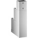 A white metal 3-tier organizer with a handle on top.