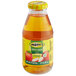 A 10 fl. oz. bottle of Mott's apple juice.