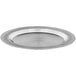 A Libbey stainless steel wine coaster with a circular rim.