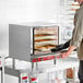 a food in a oven