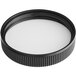 A black circular 70/400 child-resistant cap with foam liner.