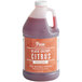 A white jug of Pure Craft Beverages Black Cherry Citrus concentrate with a white label.