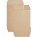 Two brown rectangular Lavex Kraft cardboard boxes with a thin strip.