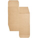 A brown rectangular Lavex cardboard box with two open sides.