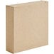 A brown Lavex Kraft reverse tuck carton.