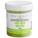 A container of Roxy & Rich light green fat dispersible food coloring powder.