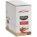 A white box of Land O Lakes Cocoa Classics Cinnamon and Chocolate Cocoa Mix packets with a label.