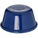 A blue Carlisle melamine ramekin.