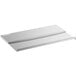 A Regency stainless steel sliding lid for an underbar ice bin.