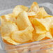 close up of potato chips