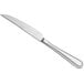 a close-up of a knife