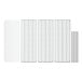 A white grid with metal rods.