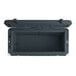 A grey CaterGator outdoor cooler with the lid open.