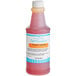 A bottle of LorAnn French Vanilla Flavor fountain syrup with a label.