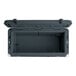 A grey CaterGator outdoor cooler with the lid open.