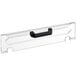 A clear plastic lid with a black handle for a VacPak-It vacuum packaging machine.