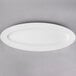 An American Metalcraft white oval melamine boat platter.