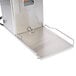 A Bunn stainless steel commercial iced tea brewer with a shelf.