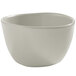 An American Metalcraft white melamine ramekin with a small rim.