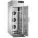 A large stainless steel Eurodib blast chiller with two open doors.