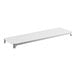 A white rectangular Cambro Camshelving Premium shelf.