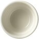 A Libbey Porcelana white porcelain bouillon bowl with rolled edges.