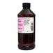 A close-up of a 16 fl. oz. bottle of LorAnn Oils Pineapple Bakery Emulsion with a pink and white label.