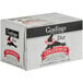 A white box with red and black Goslings Diet Ginger Beer labels and a seal on the box.