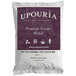 A white package of UPOURIA Salted Caramel Hot Chocolate Mix with a purple label.