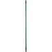 A long green pole with a black tip.