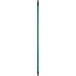 A green Lavex fiberglass broom handle with a black tip.