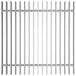 A Regency stainless steel grid with long thin bars.