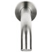 A close-up of a Zurn electronic faucet with a brushed nickel finish.