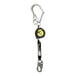 A Honeywell Miller Scorpion personal fall limiter with a steel carabiner.