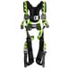 a green and black harness