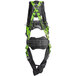 a green and black harness