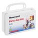 A white Honeywell first aid kit.